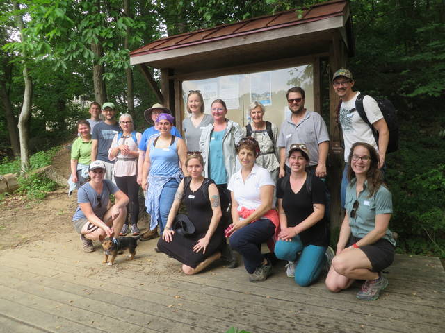 5.26.18 hike at the fall line