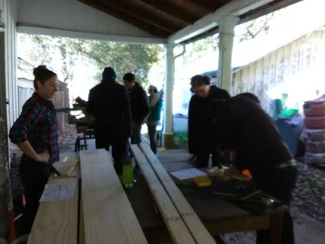 11.4.18 building birdhouses for the confluence meadow