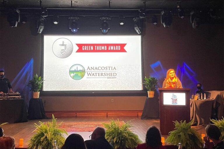 Anacostia Watershed Society Wins Green Thumb Award