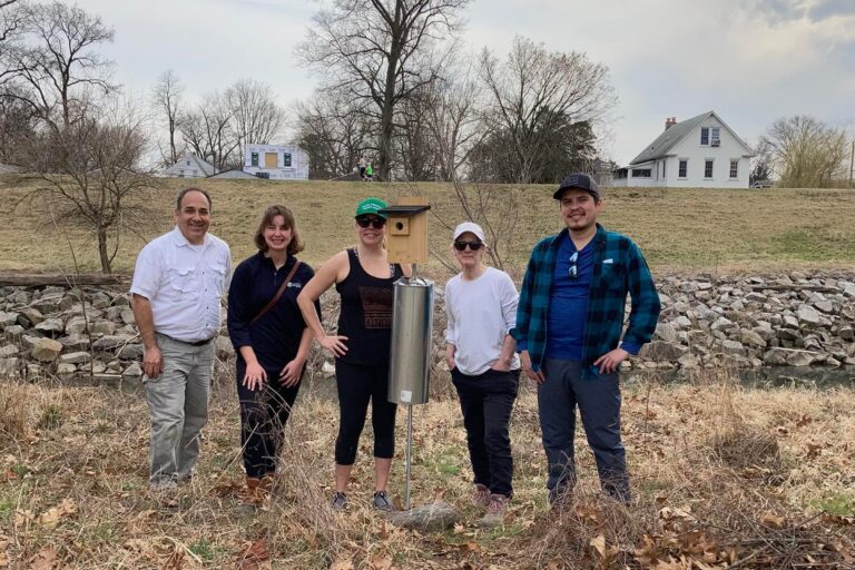 Hyattsville Wire: New Birdhouses Aim to Help Restore Bluebird Population Around Route 1